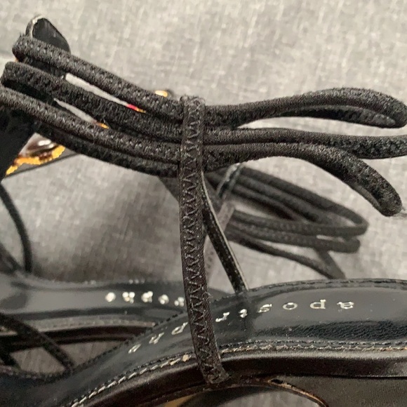 Apostrophe Black Sandal Pump, NIB, sz 8 - Picture 8 of 15
